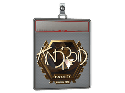 Sticker Slab | ANDROID (Gold) | London 2018