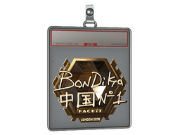 Sticker Slab | bondik (Gold) | London 2018