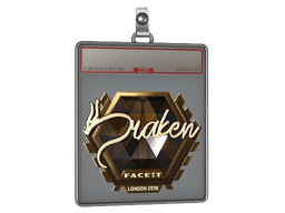 Sticker Slab | draken (Gold) | London 2018