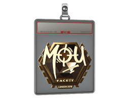 Sticker Slab | mou (Gold) | London 2018
