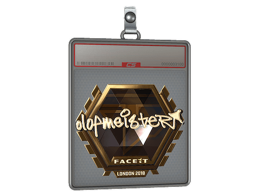 Sticker Slab | olofmeister (Gold) | Cologne 2016