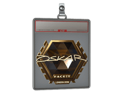 Sticker Slab | oskar (Gold) | Krakow 2017