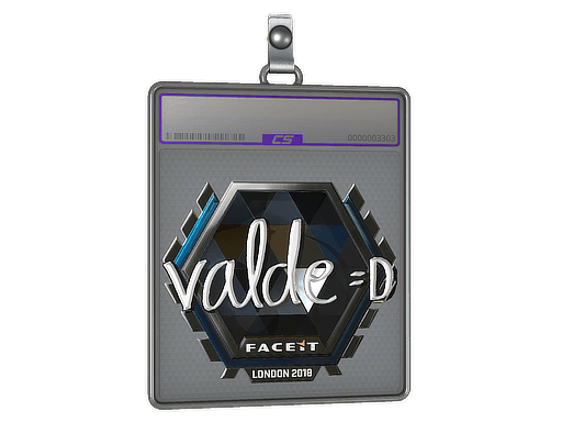 Sticker Slab | v4lde (Foil) | Boston 2018