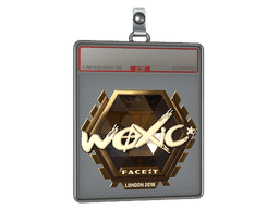 Sticker Slab | woxic (Gold) | Cologne 2026