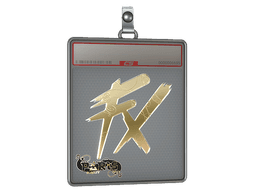 Sticker Slab | Fluxo (Gold) | Austin 2025