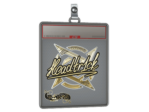 Sticker Slab | headtr1ck (Gold) | Budapest 2025