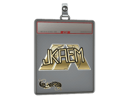 Sticker Slab | jkaem (Gold) | Katowice 2019
