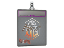 Sticker Slab | niko (Holo)  | Paris 2023