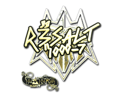 Sticker | r3salt (Gold) | Paris 2023