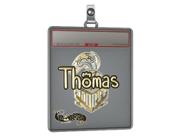 Sticker Slab | Thomas (Gold) | Paris 2023