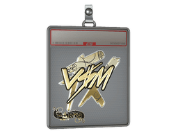 Sticker Slab | v$m (Gold) | Paris 2023