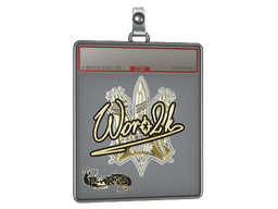 Sticker Slab | Woro2k (Gold) | Paris 2023