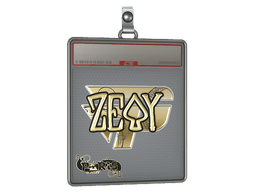 Sticker Slab | zevy (Gold) | Paris 2023