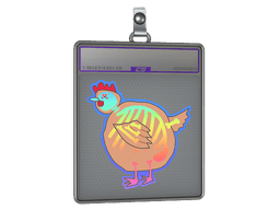 Sticker Slab | Poorly Drawn Chicken (Holo)