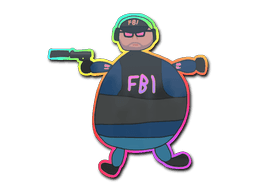 Poorly Drawn FBI (Holo)