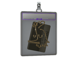 Sticker Slab | Hello AK-47 (Gold)