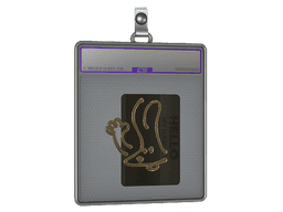 Sticker Slab | Hello FAMAS (Gold)