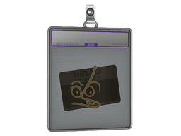 Sticker Slab | Hello MP7 (Gold)