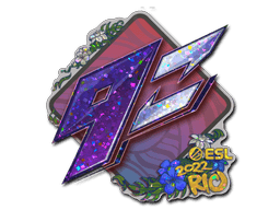 Sticker | 9z Team (Glitter) | Antwerp 2022