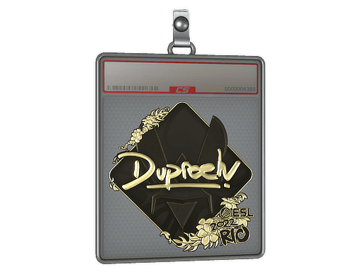 Sticker Slab | dupreeh (Gold) | Rio 2022