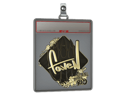 Sticker Slab | faveN (Gold) | Antwerp 2022