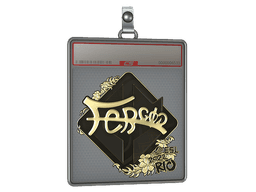Sticker Slab | fer (Gold) | Krakow 2017