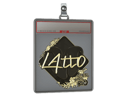 Sticker Slab | latto (Gold) | Copenhagen 2024