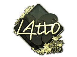 Sticker | latto (Gold) | Budapest 2025