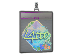 Sticker Slab | latto (Holo) | Rio 2022