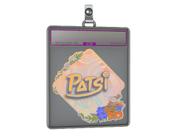 Sticker Slab | Patsi (Holo) | Antwerp 2022