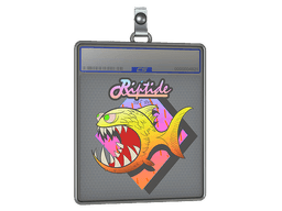 Sticker Slab | Yellow Jaggyfish