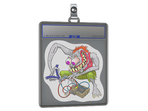 Sticker Slab | White Bombster