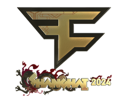 Sticker | FaZe Clan (Gold) | Shanghai 2024