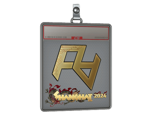 Sticker Slab | Rare Atom (Gold) | Budapest 2025