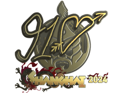 Sticker | 910 (Gold) | Shanghai 2024