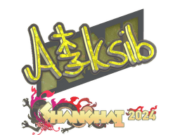 Sticker | Aleksib (Glitter) | Shanghai 2024