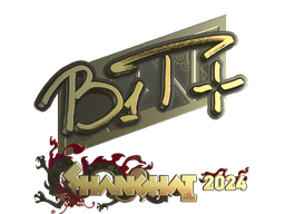 Sticker | b1t (Gold) | Shanghai 2024