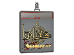 Sticker Slab | bLitz (Gold) | Paris 2023