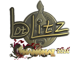 Sticker | bLitz (Gold) | Shanghai 2024