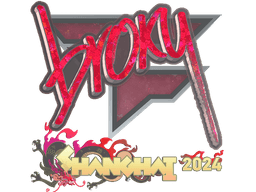 Sticker | broky (Glitter) | Shanghai 2024