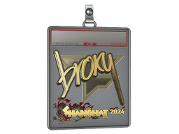Sticker Slab | broky (Gold) | Paris 2023