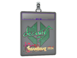 Sticker Slab | decenty (Glitter) | Shanghai 2024