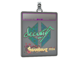 Sticker Slab | decenty (Holo) | Shanghai 2024