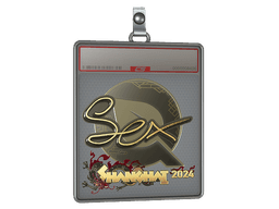 Sticker Slab | dexter (Gold) | Paris 2023