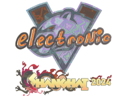 Sticker | electronic (Holo) | Shanghai 2024