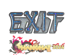 Sticker | exit (Glitter) | Shanghai 2024