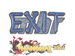 Sticker | exit (Holo) | Shanghai 2024