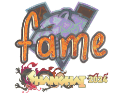 Sticker | fame (Holo) | Shanghai 2024