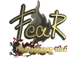 Sticker | fEAR (Gold) | Shanghai 2024