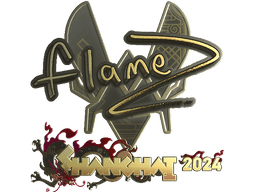 Sticker | FlameZ (Gold) | Shanghai 2024